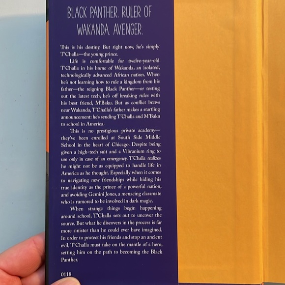🦋2/$10  Black Panther the Young Prince / Marvel Press Novels Series - Picture 7 of 12